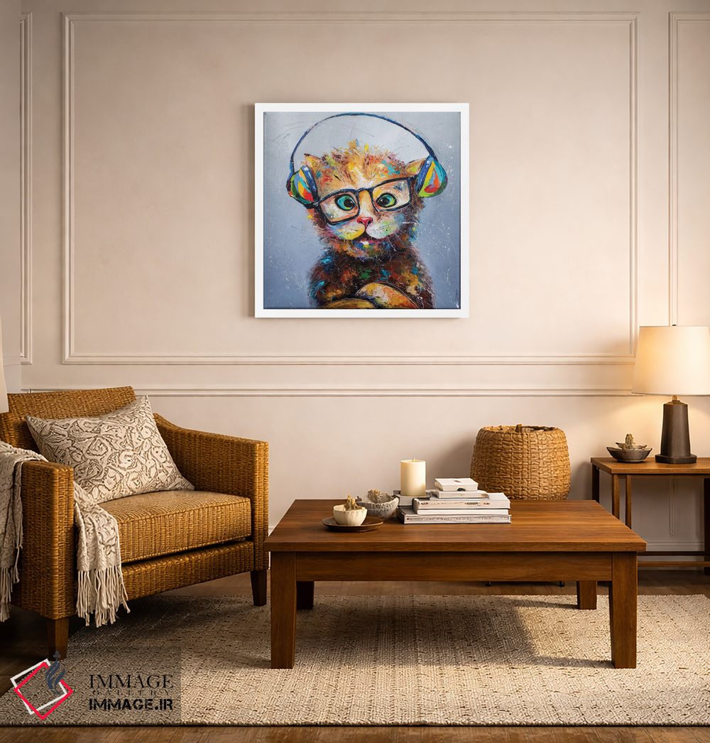 تابلو دکوراتیو برای من زیادی پر سر و صداست اثر کوپتسووا آرت - D4W
