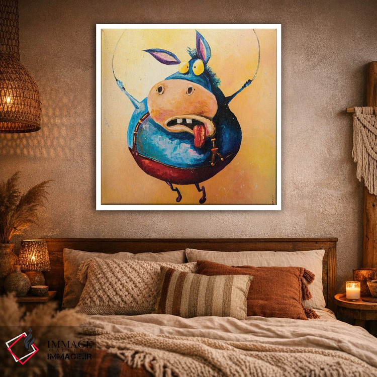 تابلو دکوراتیو الاغ پرش کنان اثر کوپتسووا آرت - D1W