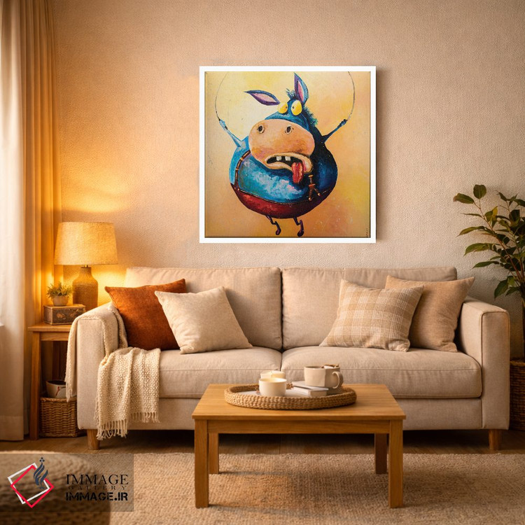 تابلو دکوراتیو الاغ پرش کنان اثر کوپتسووا آرت - D2W