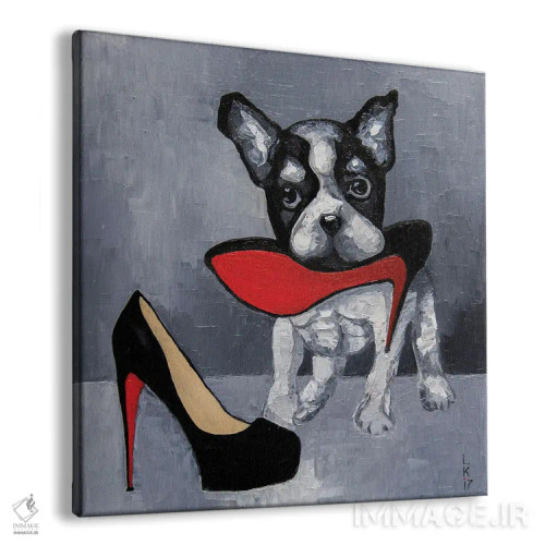 تابلو دکوراتیو کفش ها را نجات بده اثر کوپتسووا آرت - نمای پرسپکتیو محصول