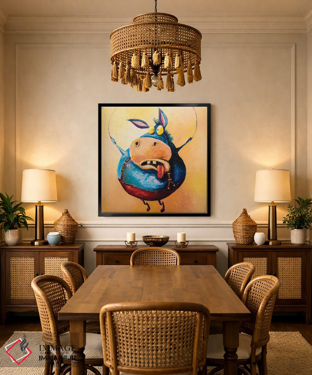 تابلو دکوراتیو الاغ پرش کنان اثر کوپتسووا آرت - D3B