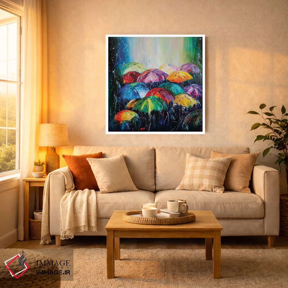 تابلو دکوراتیو باران اثر کوپتسووا آرت - D3W