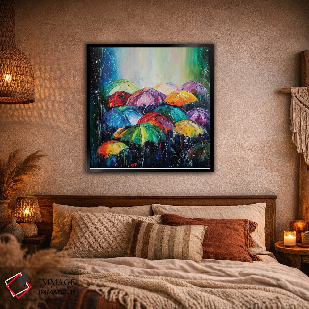 تابلو دکوراتیو باران اثر کوپتسووا آرت - D2B