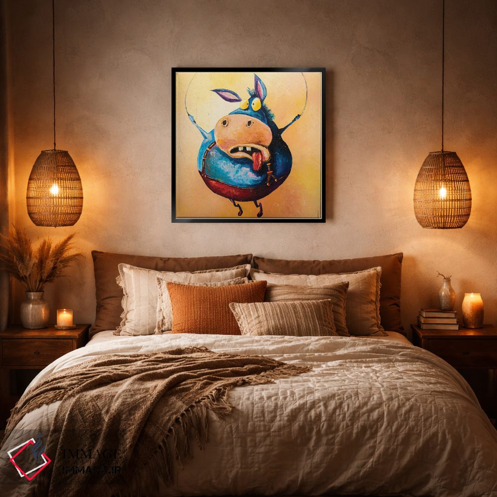 تابلو دکوراتیو الاغ پرش کنان اثر کوپتسووا آرت - D5B