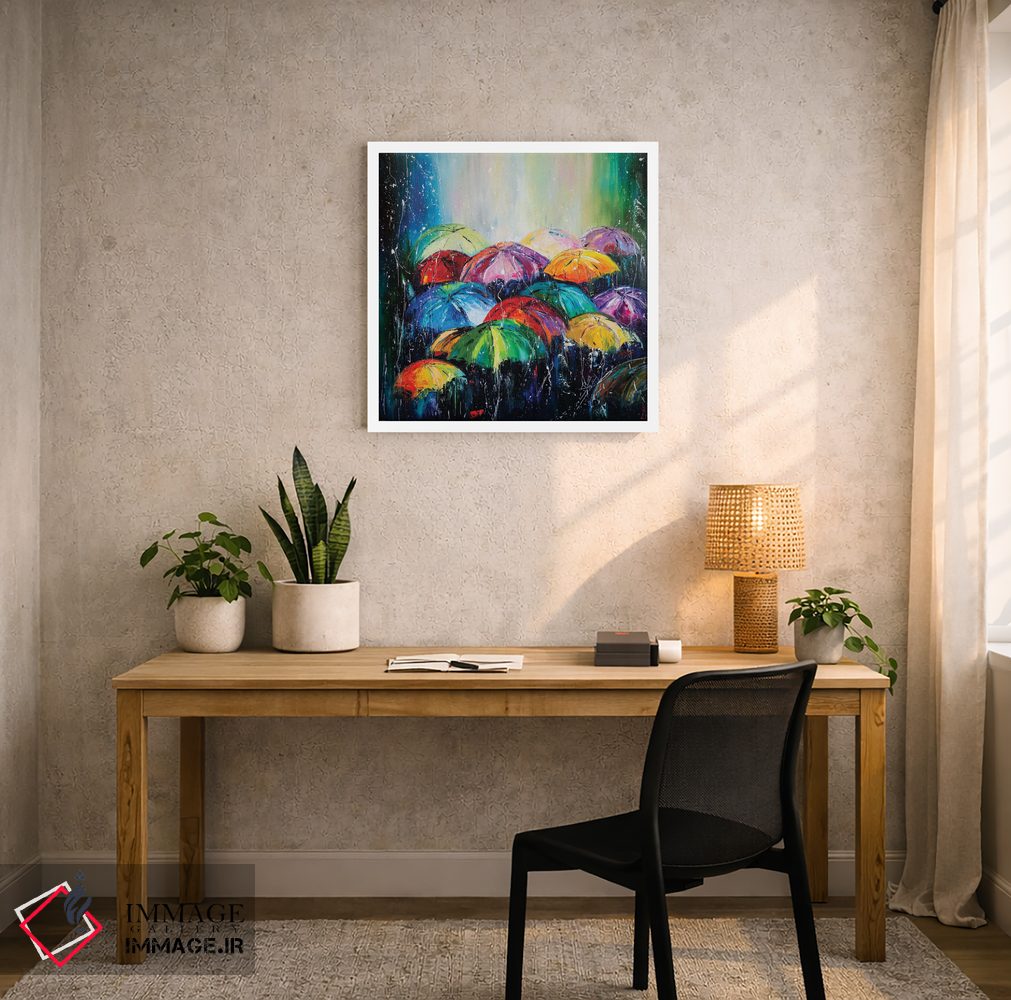 تابلو دکوراتیو باران اثر کوپتسووا آرت - D5W