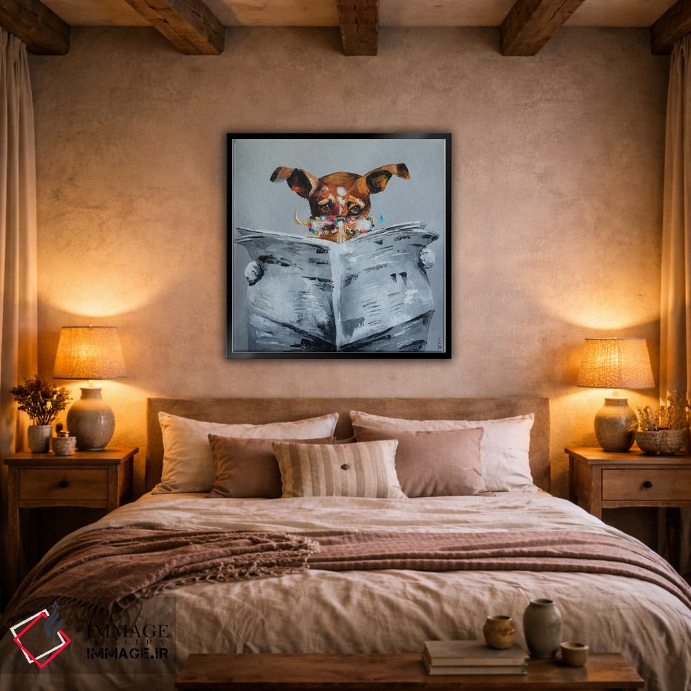 تابلو دکوراتیو اخبار برای سگ II اثر کوپتسووا آرت - D3B