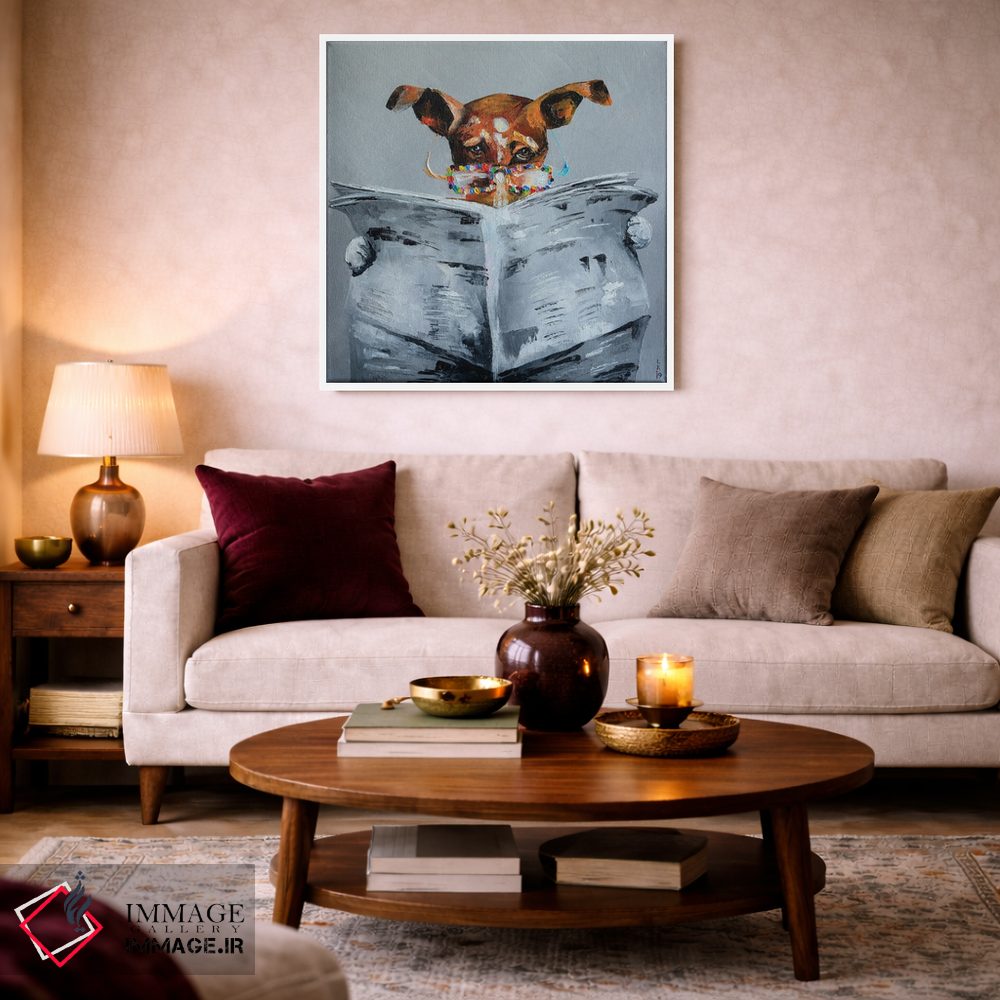 تابلو دکوراتیو اخبار برای سگ II اثر کوپتسووا آرت - D2W