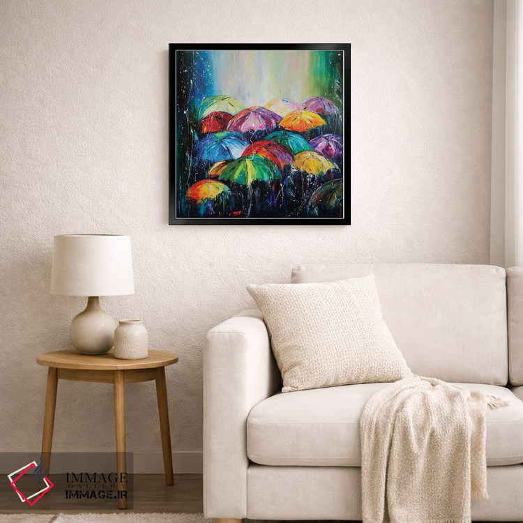 تابلو دکوراتیو باران اثر کوپتسووا آرت - D6B