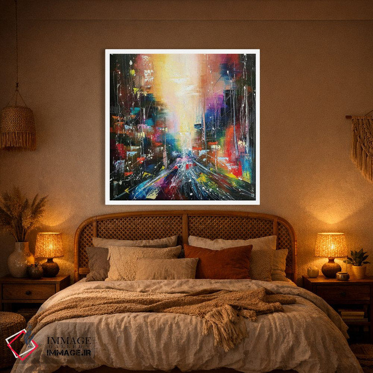 تابلو انتزاعی جاده ای به سوی نور اثر کوپتسووا آرت - D1W