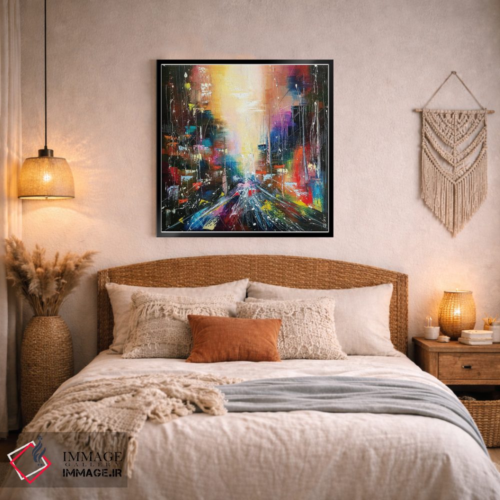 تابلو انتزاعی جاده ای به سوی نور اثر کوپتسووا آرت - D3B