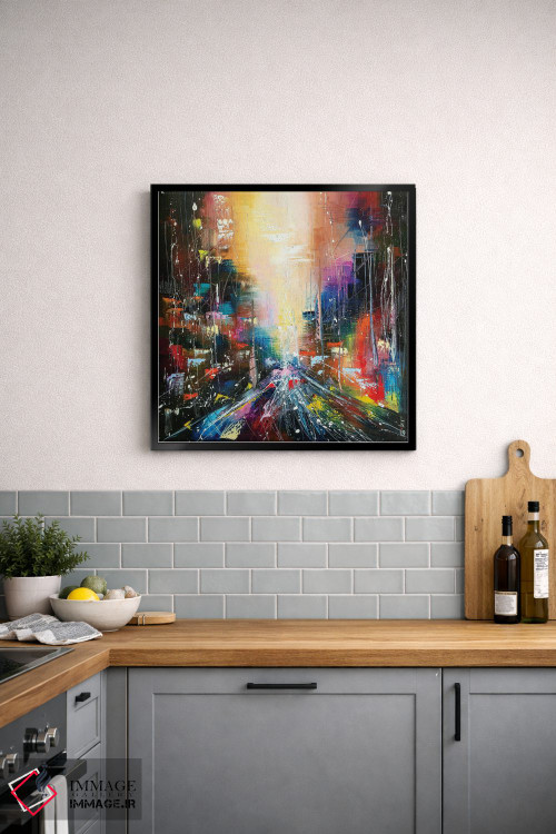 تابلو انتزاعی جاده ای به سوی نور اثر کوپتسووا آرت - D4B