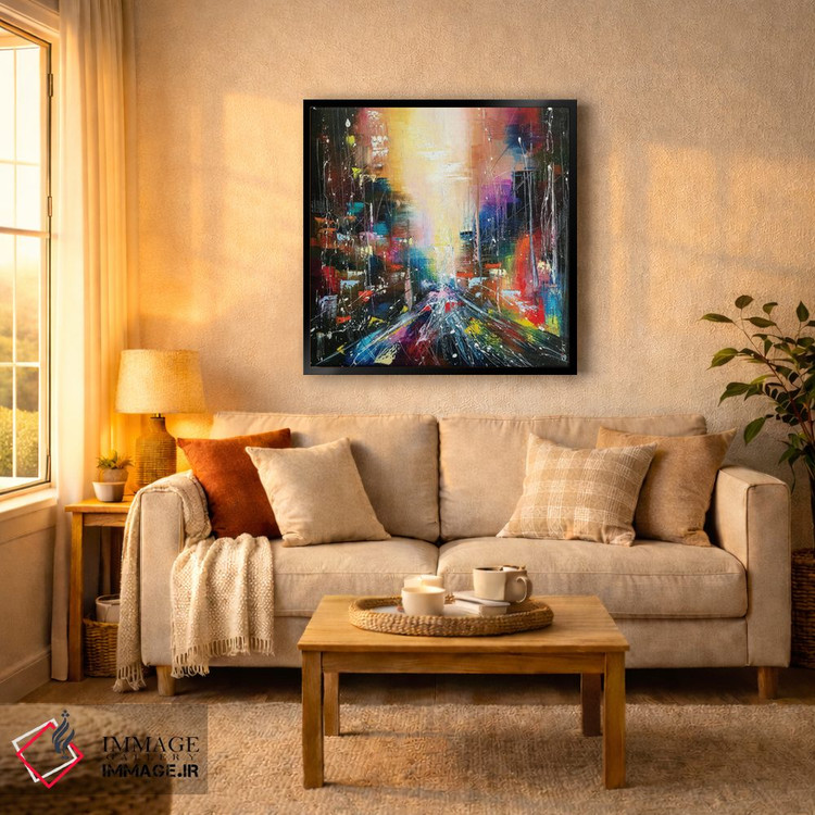 تابلو انتزاعی جاده ای به سوی نور اثر کوپتسووا آرت - D6B