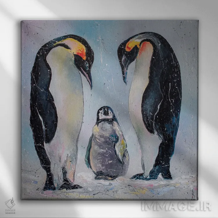 تابلو دکوراتیو لحظه آموزشی اثر کوپتسووا آرت - نمای روبهرو روی دیوار