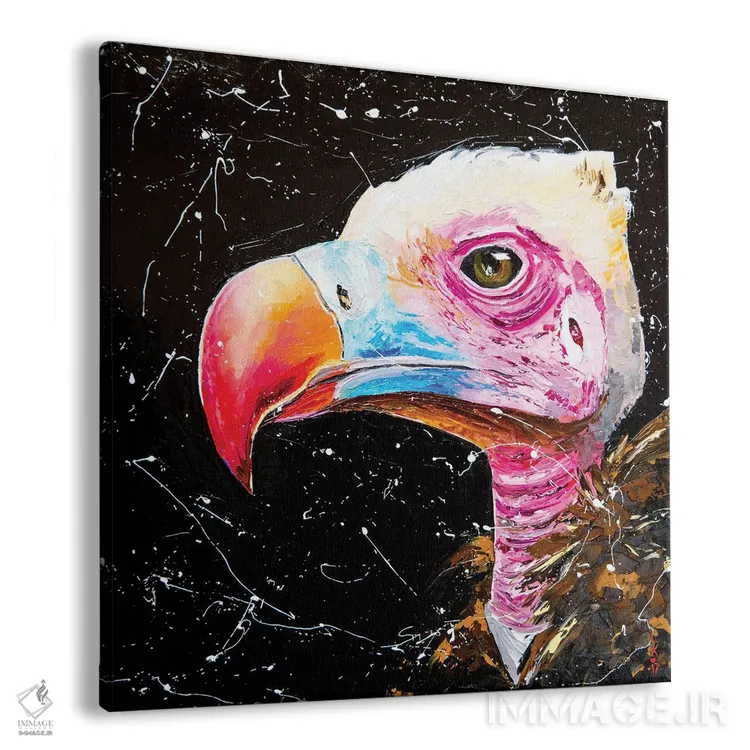 تابلو دکوراتیو کرکس اثر کوپتسووا آرت - نمای پرسپکتیو محصول