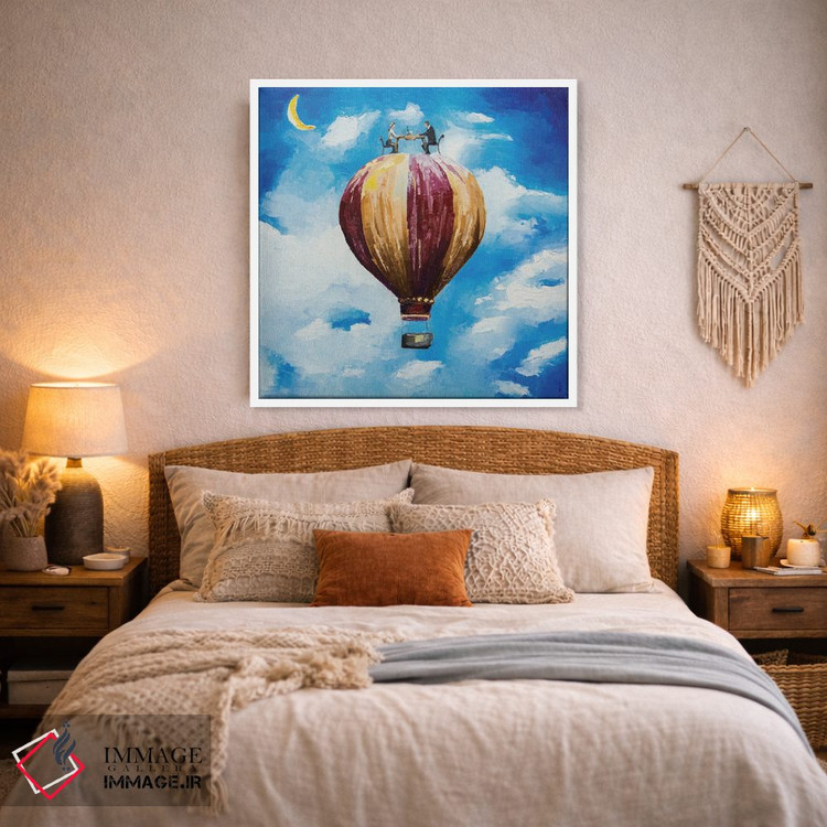 تابلو دکوراتیو قرار ملاقات در ابرها اثر کوپتسووا آرت - D2W