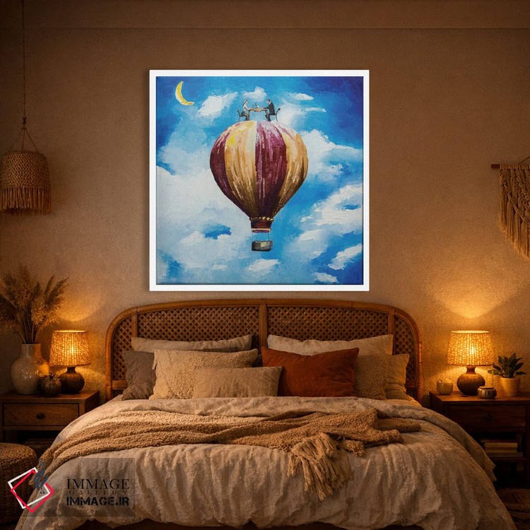 تابلو دکوراتیو قرار ملاقات در ابرها اثر کوپتسووا آرت - D1W