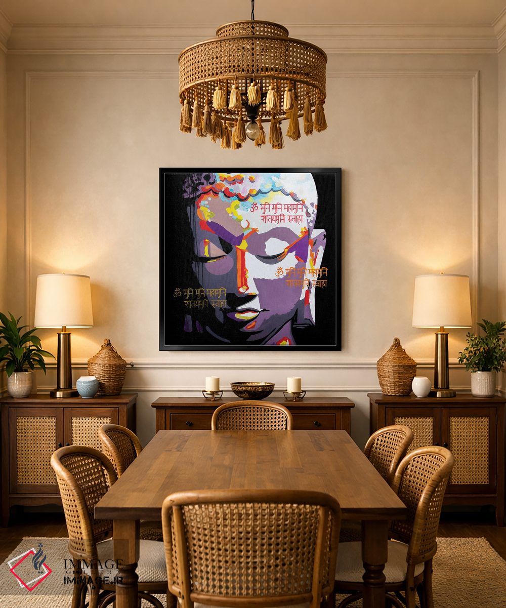 تابلو دکوراتیو بودا اثر کوپتسووا آرت - D5B