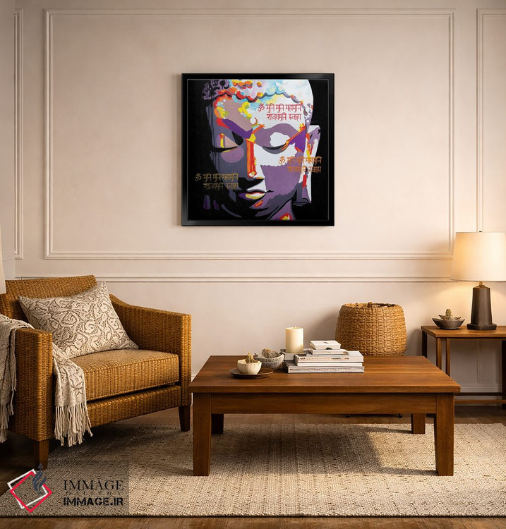 تابلو دکوراتیو بودا اثر کوپتسووا آرت - D6B