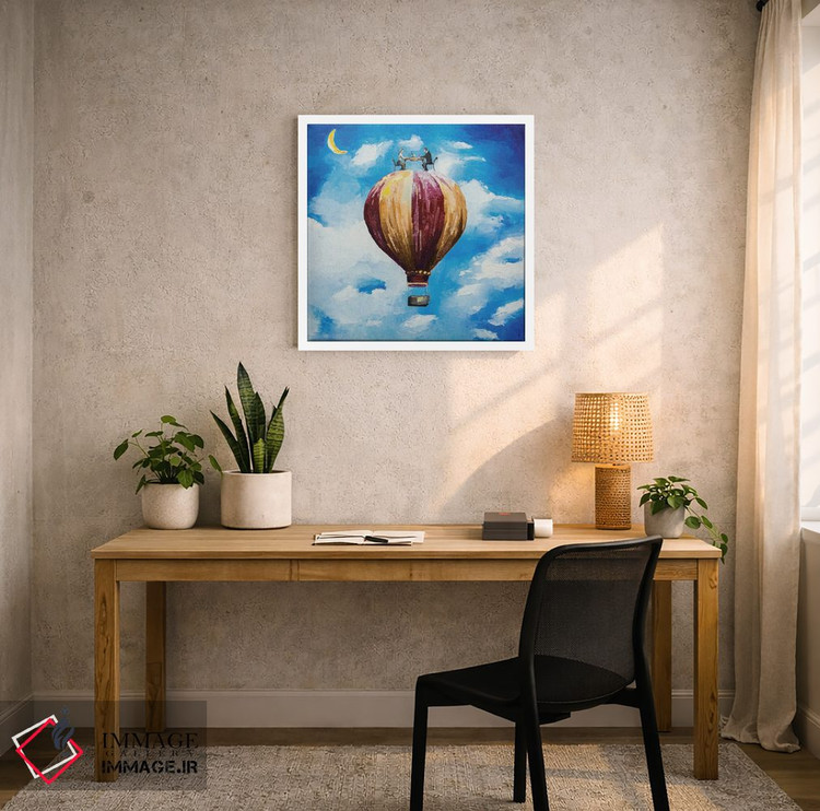 تابلو دکوراتیو قرار ملاقات در ابرها اثر کوپتسووا آرت - D5W