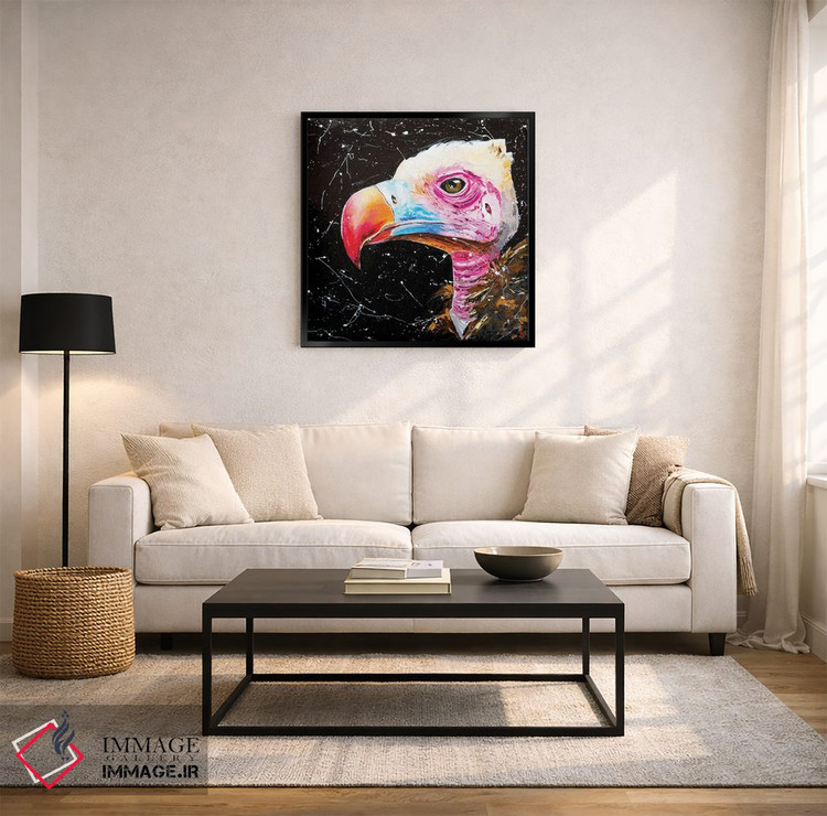 تابلو دکوراتیو کرکس اثر کوپتسووا آرت - D3B