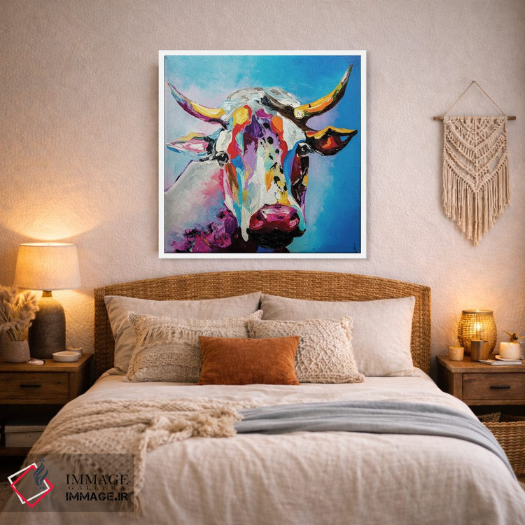 تابلو دکوراتیو گاو اثر کوپتسووا آرت - D3W