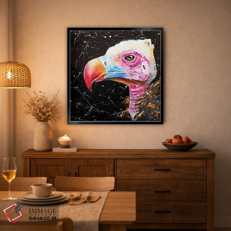 تابلو دکوراتیو کرکس اثر کوپتسووا آرت - D4B