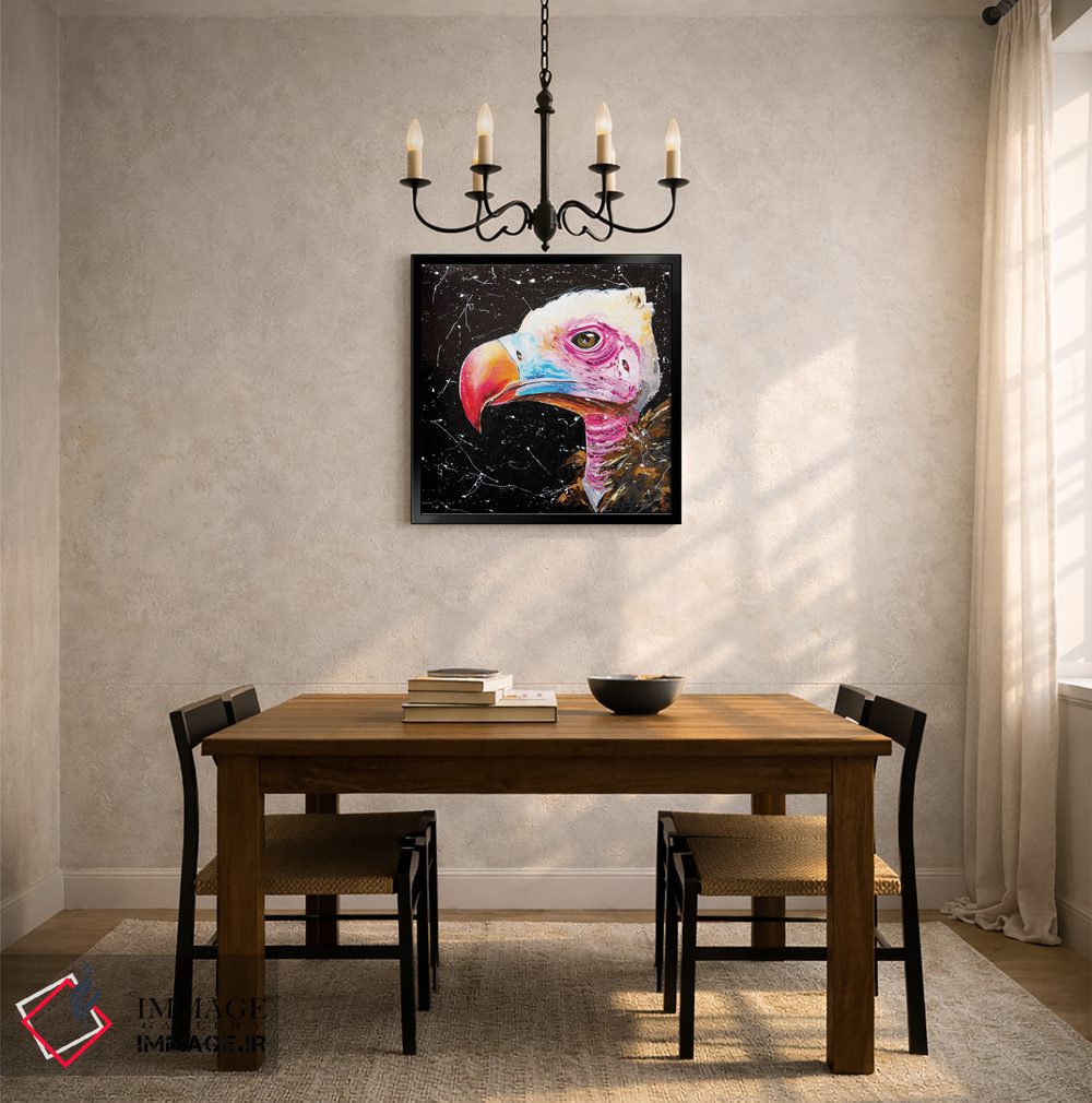 تابلو دکوراتیو کرکس اثر کوپتسووا آرت - D6B