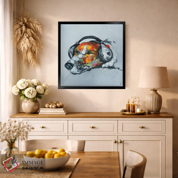 تابلو دکوراتیو بلوز برای سگ اثر کوپتسووا آرت - D2B