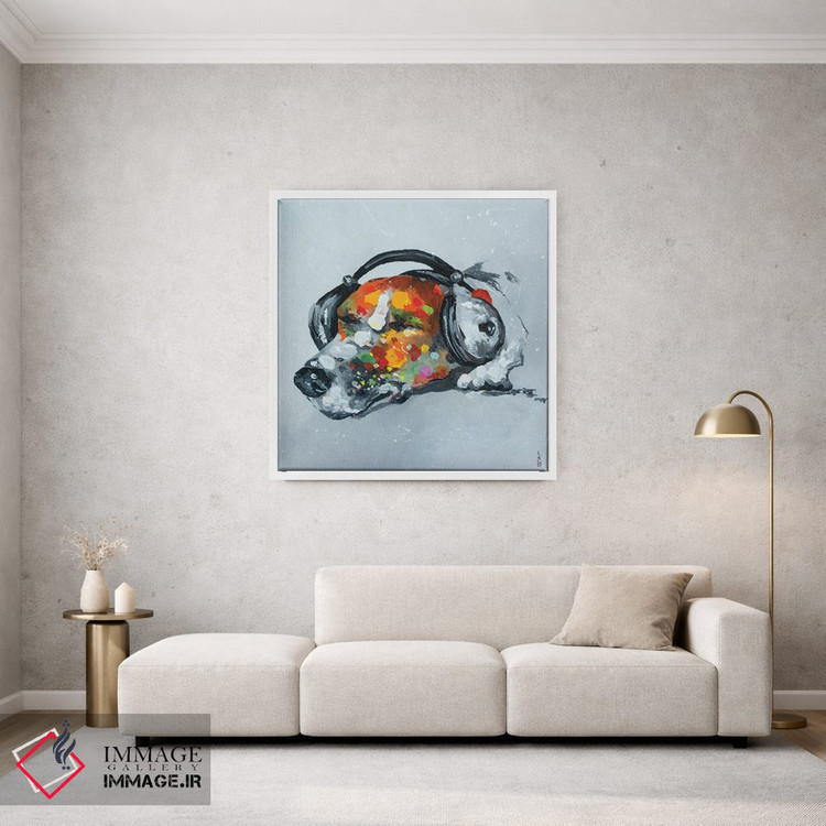 تابلو دکوراتیو بلوز برای سگ اثر کوپتسووا آرت - D1W