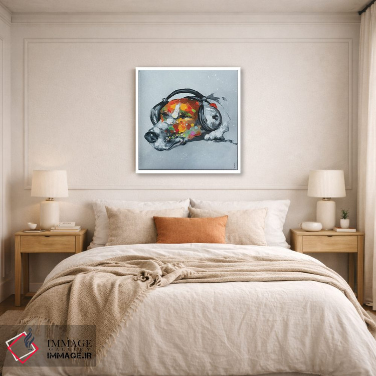 تابلو دکوراتیو بلوز برای سگ اثر کوپتسووا آرت - D4W