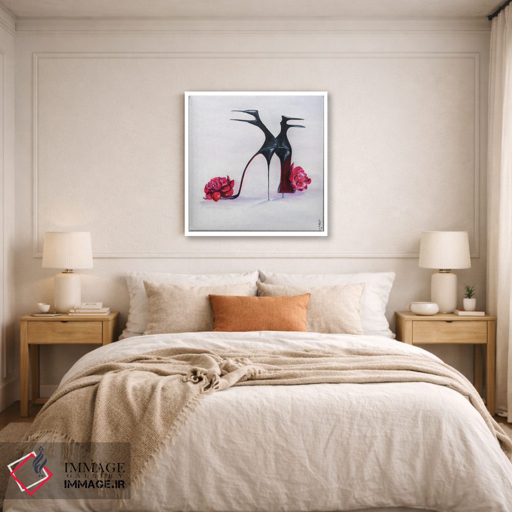 تابلو دکوراتیو کفش های لوکس اثر کوپتسووا آرت - D3W