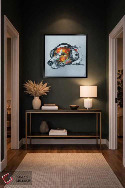 تابلو دکوراتیو بلوز برای سگ اثر کوپتسووا آرت - D6B