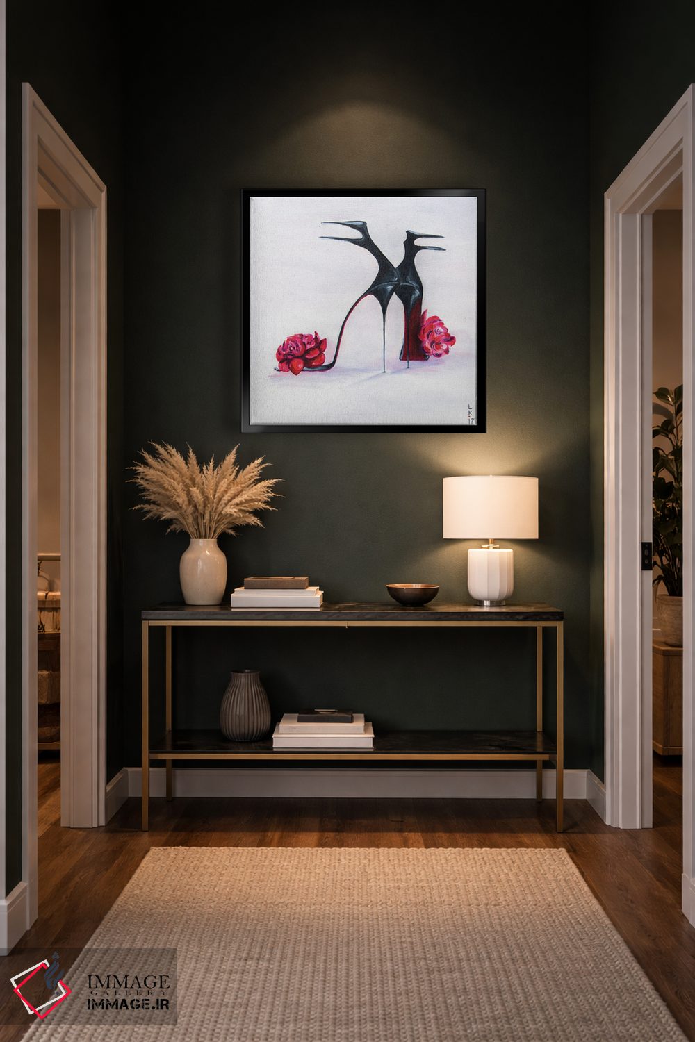 تابلو دکوراتیو کفش های لوکس اثر کوپتسووا آرت - D6B