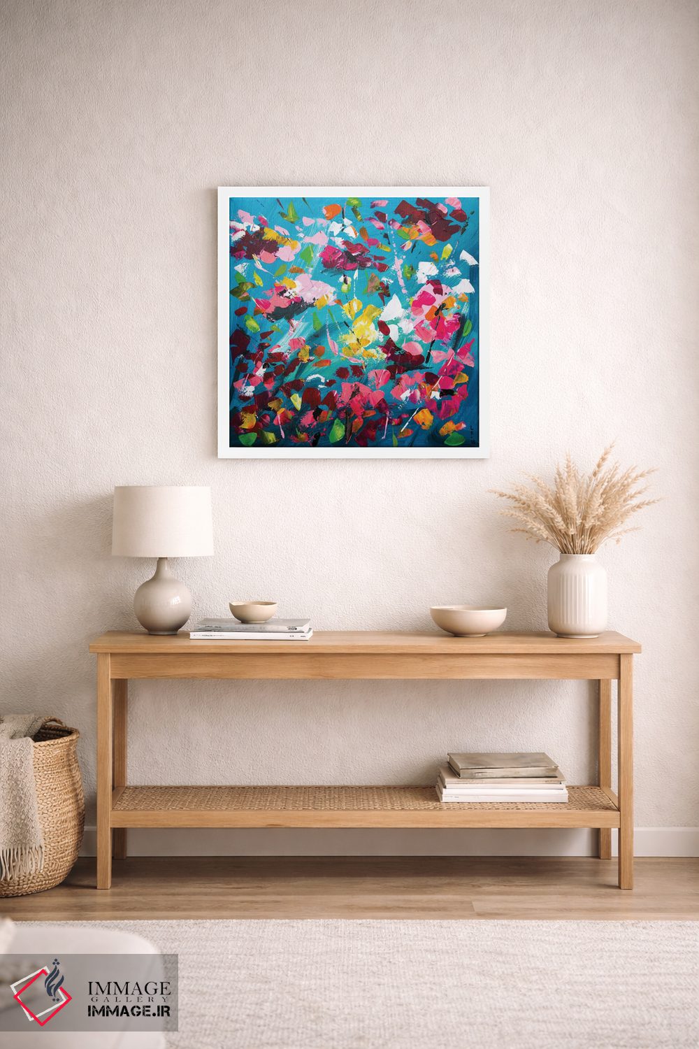 تابلو انتزاعی شکوفه زدن اثر کوپتسووا آرت - D2W
