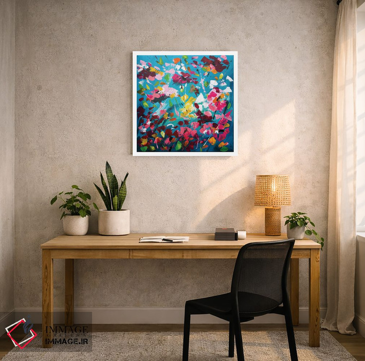 تابلو انتزاعی شکوفه زدن اثر کوپتسووا آرت - D5W