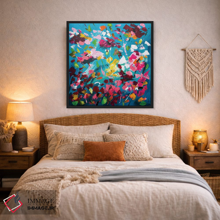 تابلو انتزاعی شکوفه زدن اثر کوپتسووا آرت - D3B