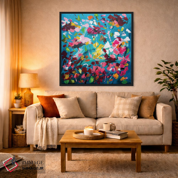 تابلو انتزاعی شکوفه زدن اثر کوپتسووا آرت - D4B