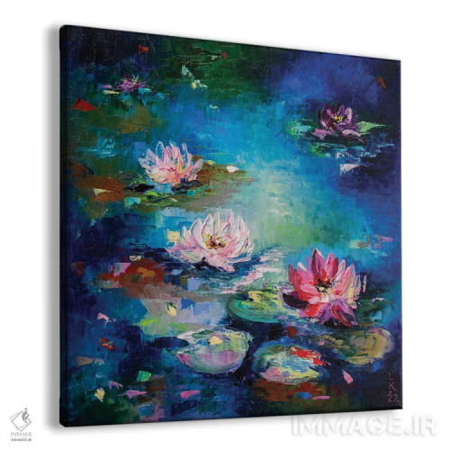 تابلو دکوراتیو قطعه ای از برکه جادویی اثر کوپتسووا آرت - نمای پرسپکتیو محصول