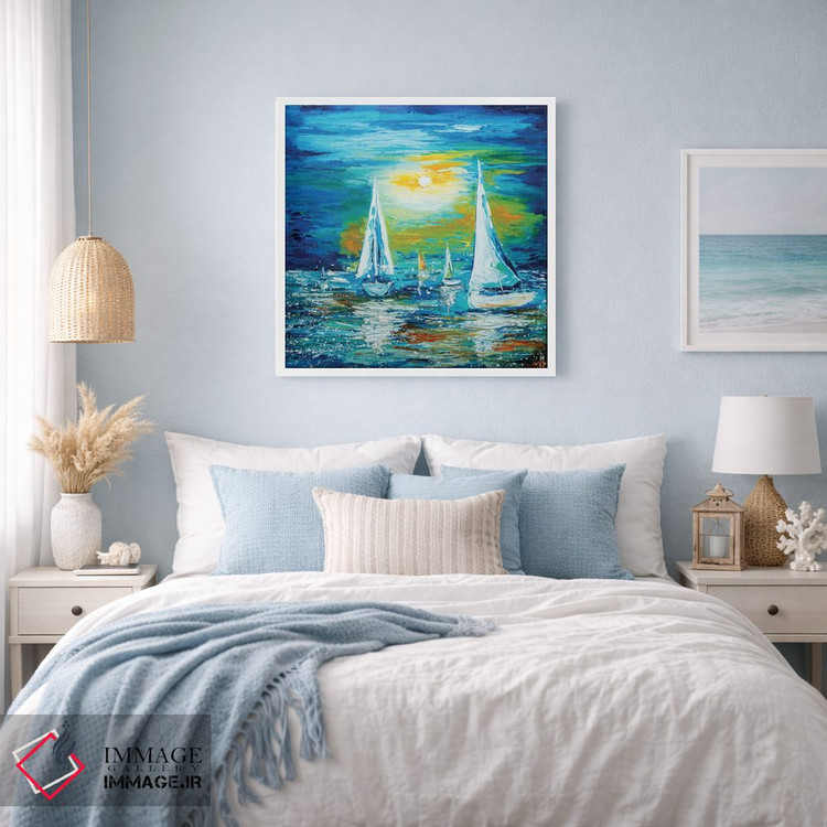 تابلو دکوراتیو مسابقه قایق رانی ۲ اثر کوپتسووا آرت - D2W