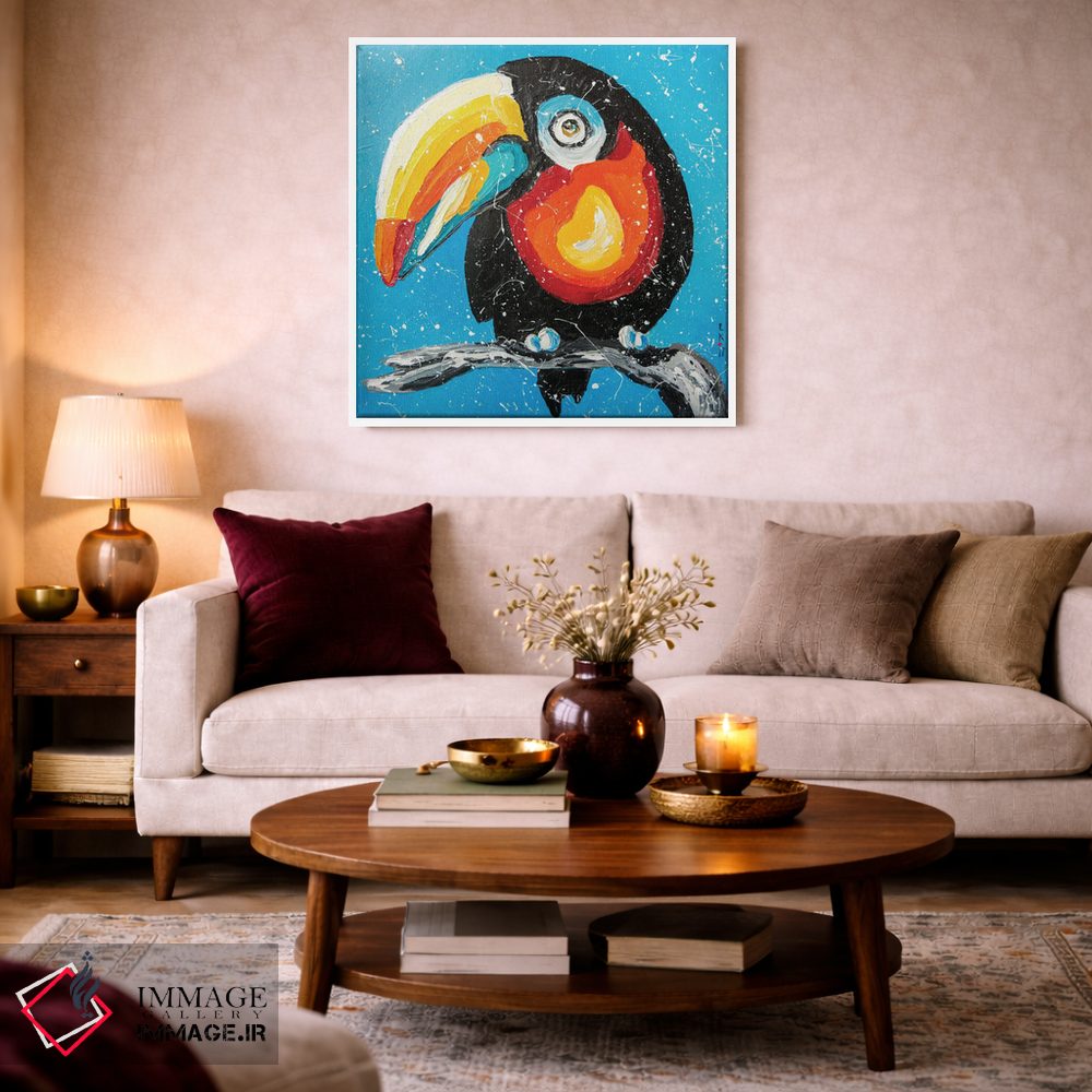 تابلو دکوراتیو توکان اثر کوپتسووا آرت - D2W