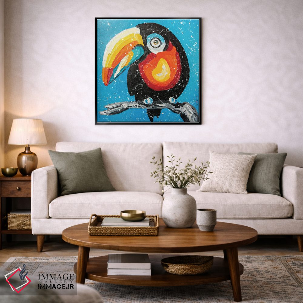 تابلو دکوراتیو توکان اثر کوپتسووا آرت - D3B