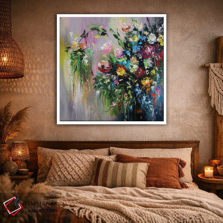 تابلو دکوراتیو دسته گل گل های وحشی اثر کوپتسووا آرت - D1W