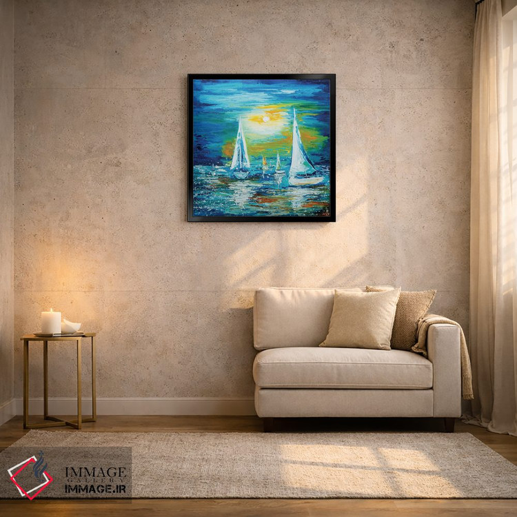 تابلو دکوراتیو مسابقه قایق رانی ۲ اثر کوپتسووا آرت - D4B