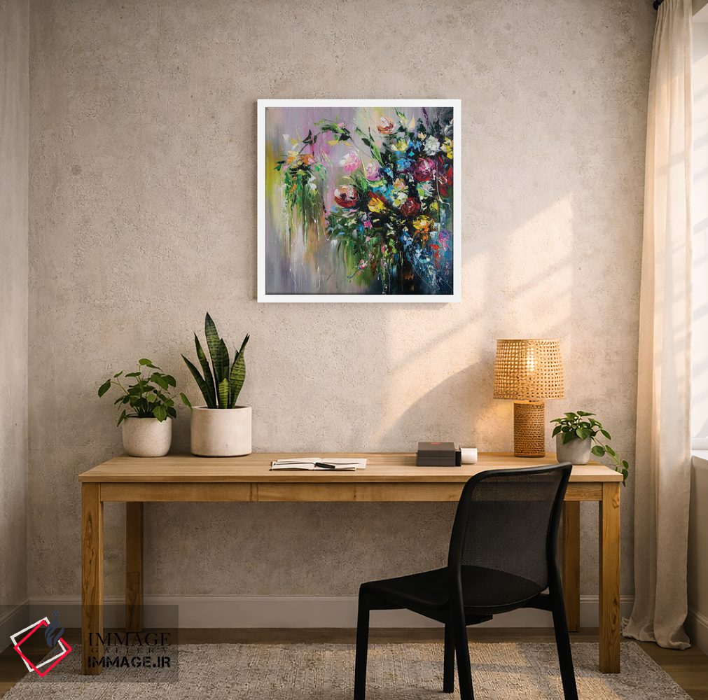 تابلو دکوراتیو دسته گل گل های وحشی اثر کوپتسووا آرت - D4W
