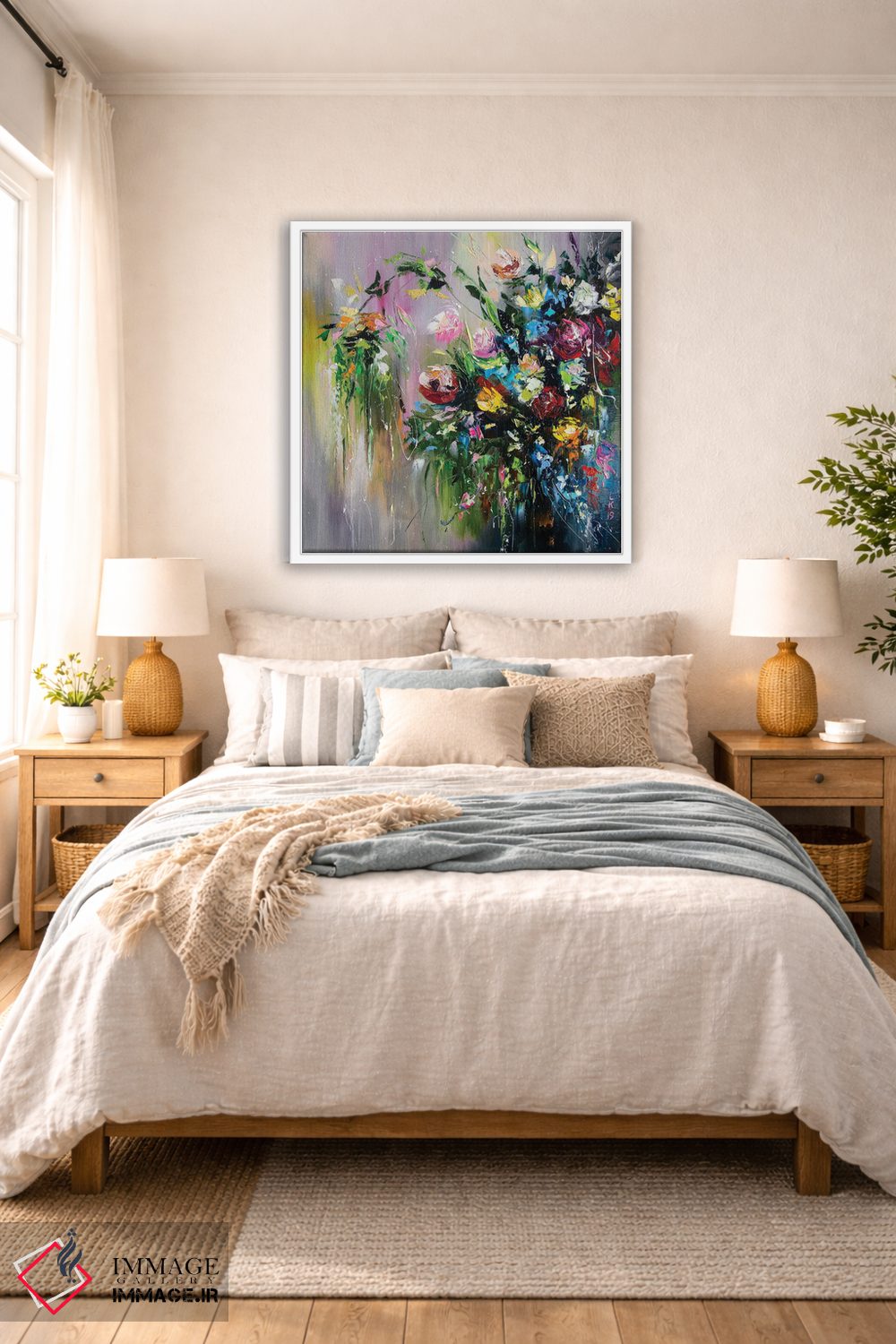تابلو دکوراتیو دسته گل گل های وحشی اثر کوپتسووا آرت - D5W