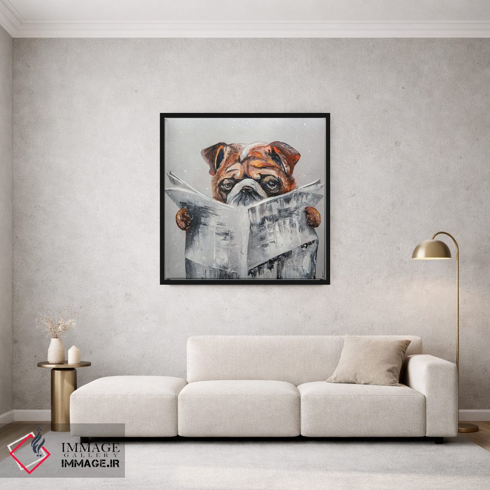 تابلو دکوراتیو اخبار بولداگ اثر کوپتسووا آرت - D1B