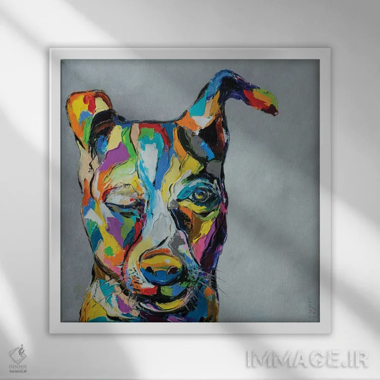 تابلو دکوراتیو همه چیز خوب خواهد شد اثر کوپتسووا آرت - نمای قابدار سفید