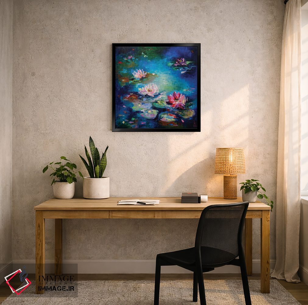 تابلو دکوراتیو قطعه ای از برکه جادویی اثر کوپتسووا آرت - D5B