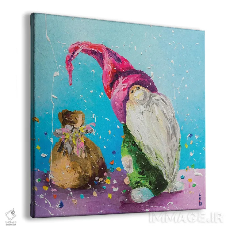 تابلو دکوراتیو هدیه برای تو اثر کوپتسووا آرت - نمای پرسپکتیو محصول