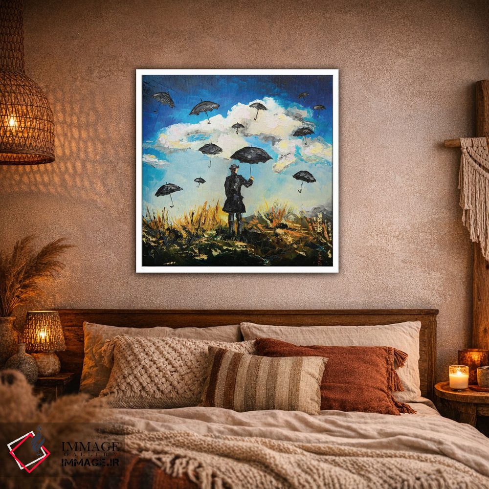 تابلو دکوراتیو هر جایی جز اینجا اثر کوپتسووا آرت - D1W